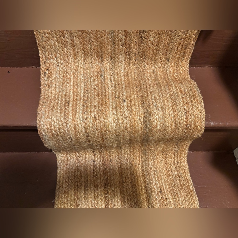 Braided stair or hallway runner